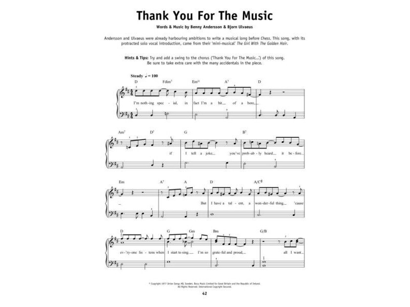 Hal Leonard Really Easy Piano: ABBA click to zoom image