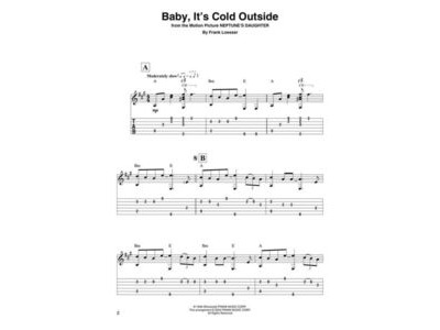 Hal Leonard Christmas Songs For Solo Fingerstyle Guitar click to zoom image