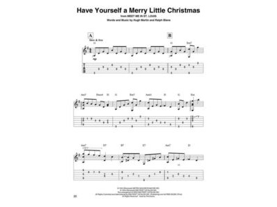 Hal Leonard Christmas Songs For Solo Fingerstyle Guitar click to zoom image