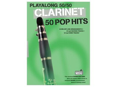 Hal Leonard Playalong 50/50 Clarinet 50 Pop Hits