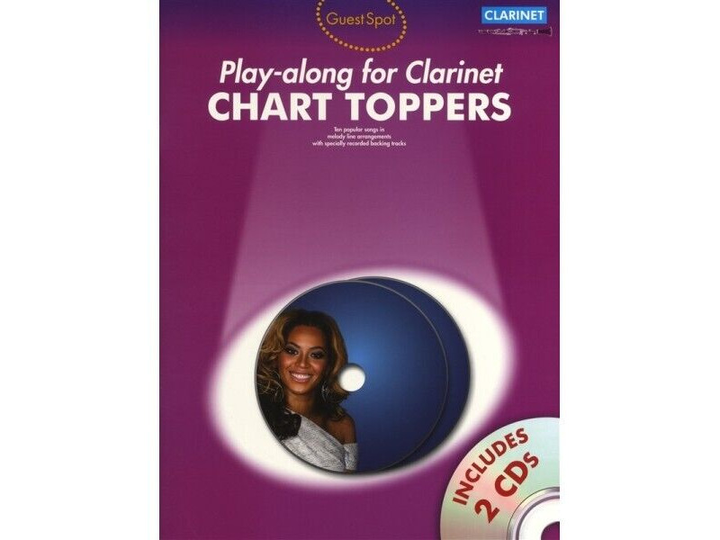 Hal Leonard Playalong for Clarinet Chart Toppers click to zoom image
