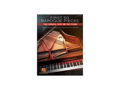 Hal Leonard First 50 Baroque Pieces You Should Play on Piano (Easy Piano) 
