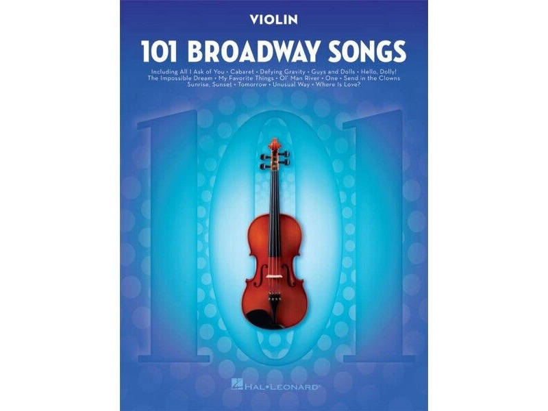 Hal Leonard 101 Broadway Songs for Violin click to zoom image