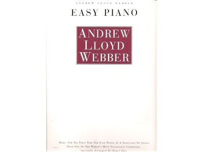 Hal Leonard Andrew Lloyd Webber: Easy Piano (PVG)