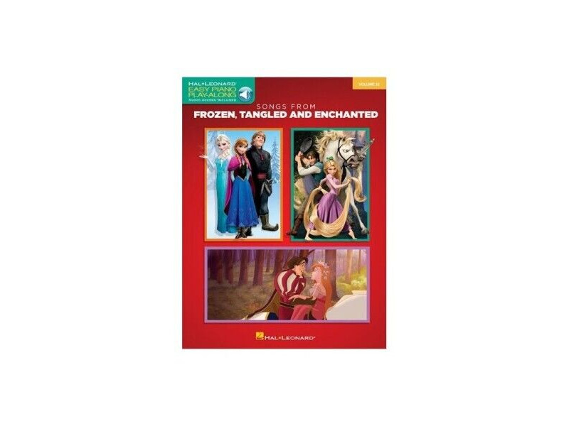 Hal Leonard Easy Piano Play-Along Volume 32: Songs From Frozen, Tangled And Enchanted (Book/Online Audio) click to zoom image