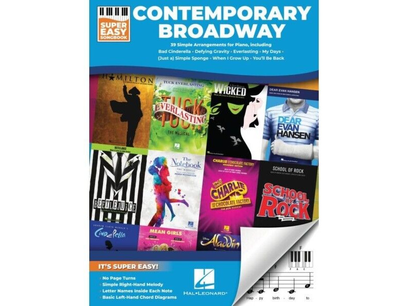 Hal Leonard Super Easy Songbook: Contemporary Broadway click to zoom image