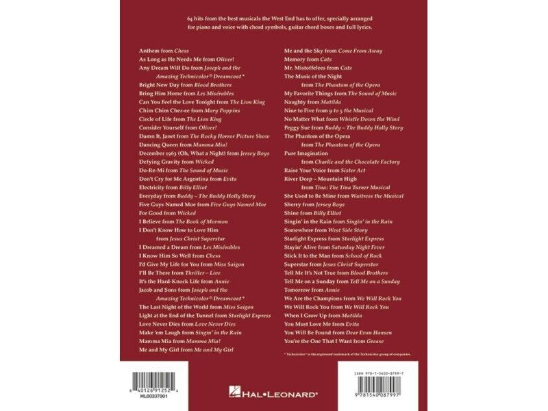 Hal Leonard The Big Book of West End Songs click to zoom image
