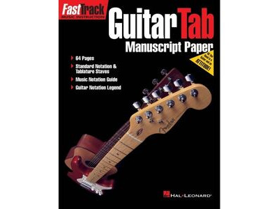 Hal Leonard FastTrack - Guitar Tab Manuscript Paper 