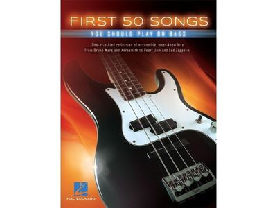 Hal Leonard First 50 Songs You Should Play on Bass 