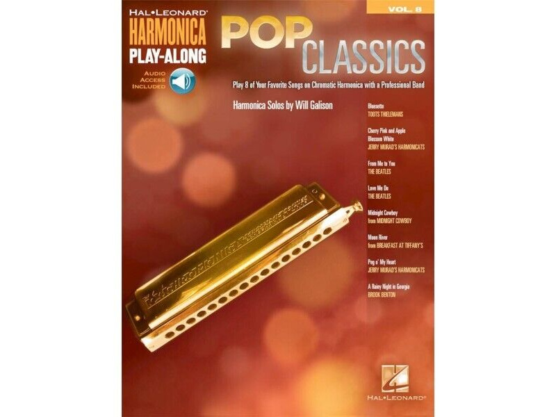 Hal Leonard Harmonica Play-Along: Volume 8 Pop Classics click to zoom image