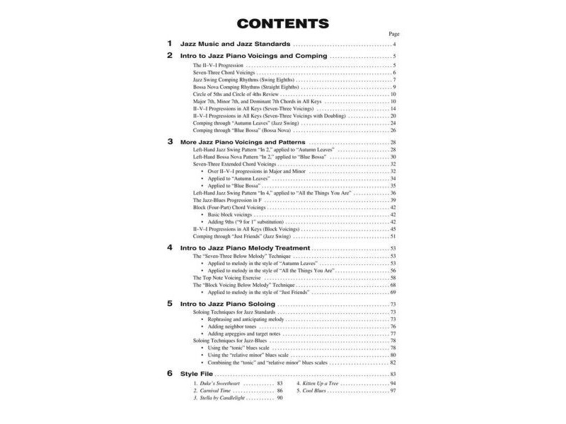 Hal Leonard Intro to Jazz Piano click to zoom image