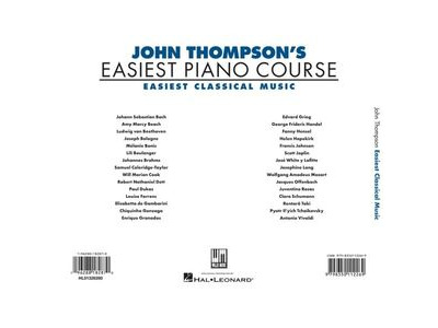 Hal Leonard John Thompson Easiest Piano Course: Easiest Classical Music click to zoom image