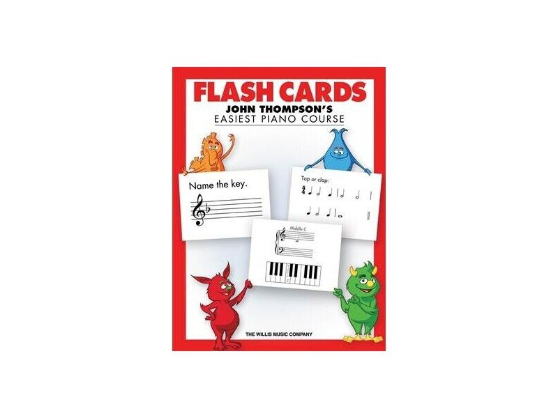 Hal Leonard John Thompsons Easiest Piano Course Flash Cards click to zoom image