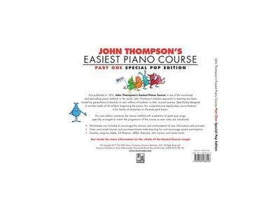 Hal Leonard John Thompsons Easiest Piano Course: Pop Edition click to zoom image