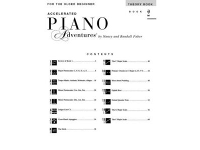 Hal Leonard Piano Adventures for the Older Beginner Theory Book 2 click to zoom image