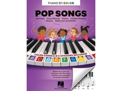 Hal Leonard Piano By Color: Pop Songs 