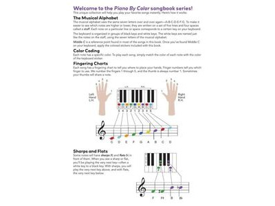 Hal Leonard Piano By Color: Pop Songs click to zoom image
