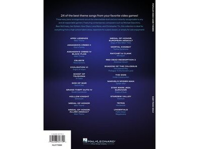 Hal Leonard Popular Video Game Themes for Easy Piano click to zoom image