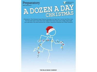 Hal Leonard A Dozen A Day Christmas Songbook - Preparatory