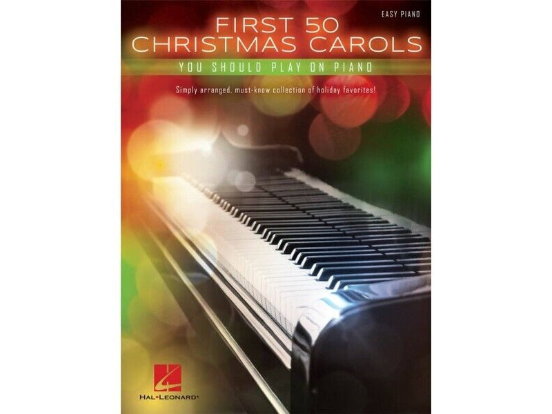 Hal Leonard First 50 Christmas Carols You Should Play On The Piano click to zoom image