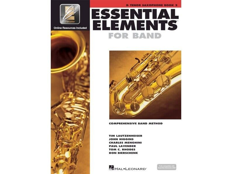 Hal Leonard Essential Elements For Band - Tenor Sax Book 2 click to zoom image