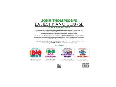 Hal Leonard John Thompsons Easiest Piano Course: First Chart Hits click to zoom image