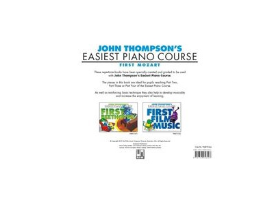 Hal Leonard John Thompsons Easiest Piano Course: First Mozart click to zoom image
