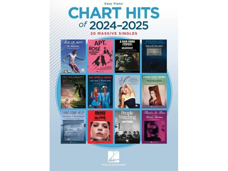 Hal Leonard Piano Vocal Guitar Chart Hits of 2024-2025 click to zoom image