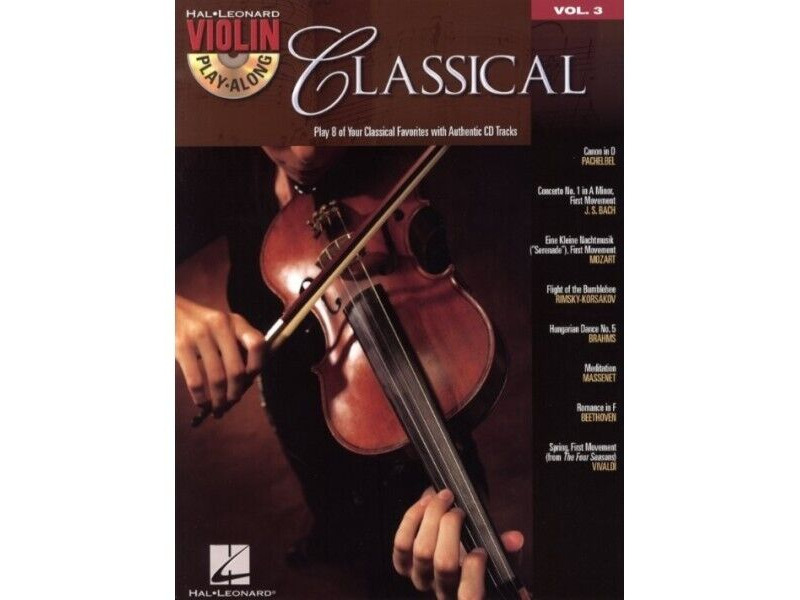 Hal Leonard Violin Play-Along Volume 3: Classical click to zoom image