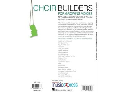 Hal Leonard Choir Builders for Growing Voice click to zoom image