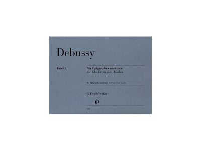 Henle Debussy - Six Epigraphes Antiques - Piano Duet 