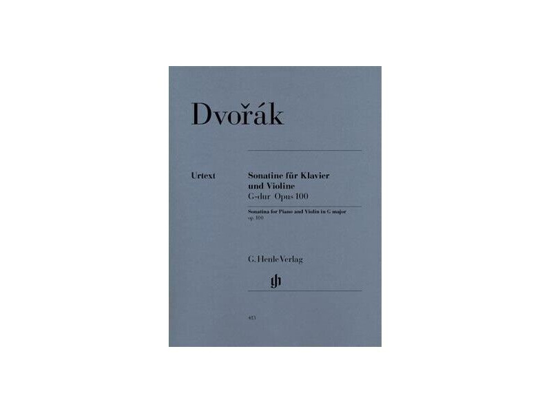 Henle Dvorák : Sonatina For Piano And Violin In G Op.100 click to zoom image