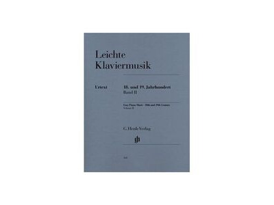 Henle Leichte Klaviermusik - Easy PianoMusic - 18th and 19th Century, Volume II 