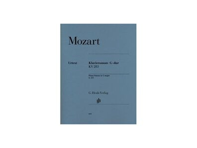 Henle Mozart- Piano Sonata In G KV 283 