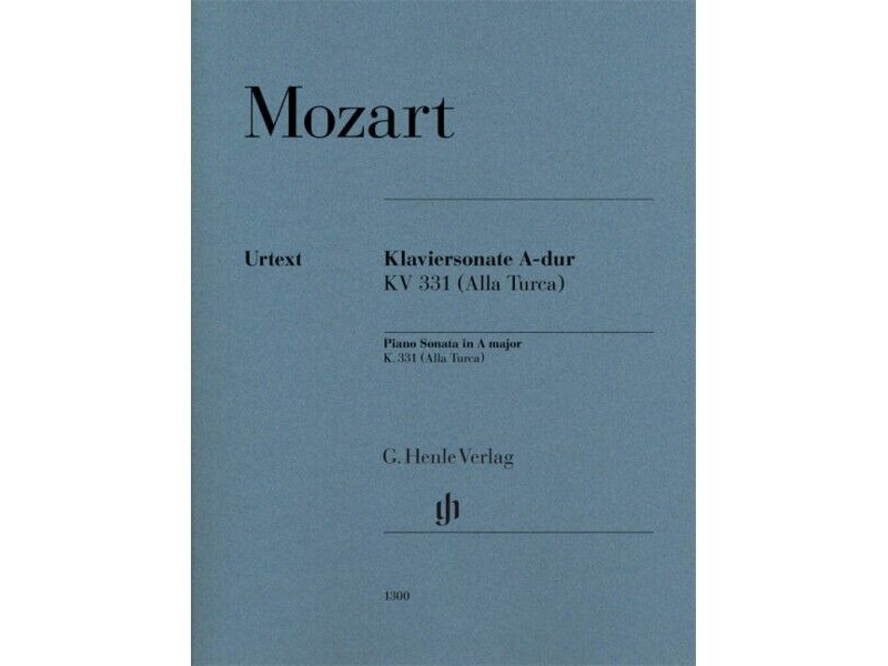 Henle Mozart Sonata in A KV 331 click to zoom image