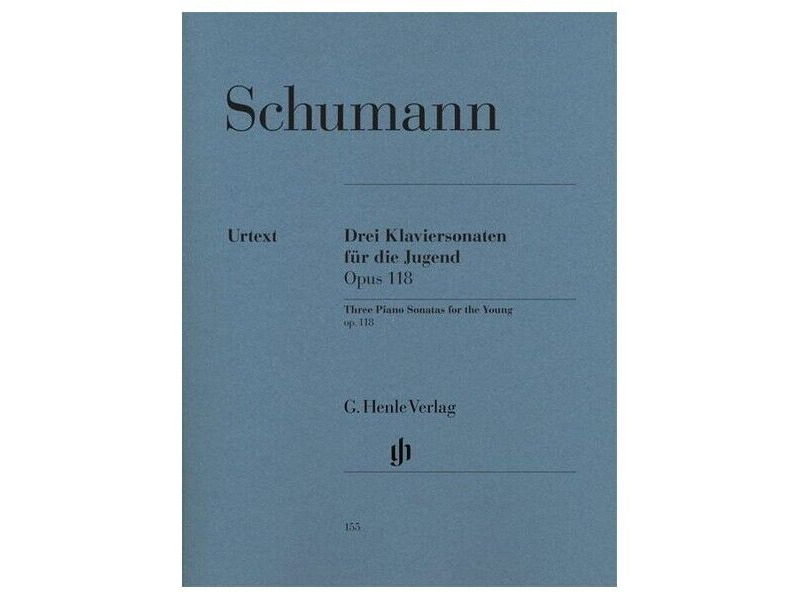 Henle Schumann - Three Piano Sonatas For The Young Op.118 - Urtext click to zoom image