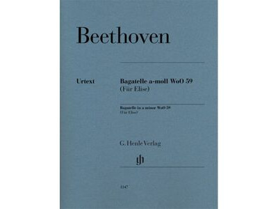Henle Beethoven Bagatelle in A Minor Fur Elise