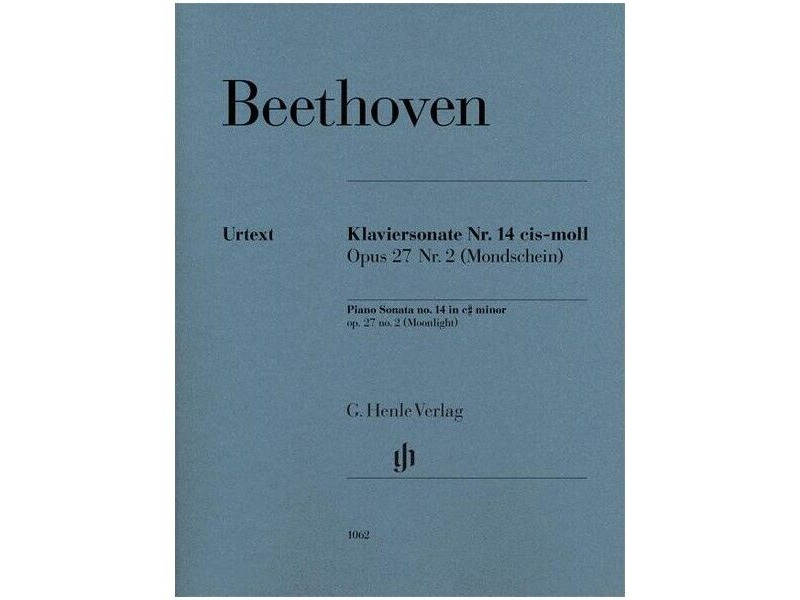 Henle Beethoven Sonata No.14 Op.27 In C Sharp Minor 'Moonlight' click to zoom image