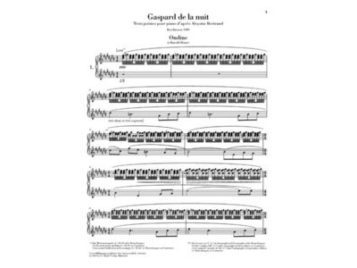 Henle Ravel - Gaspard De La Nuit click to zoom image