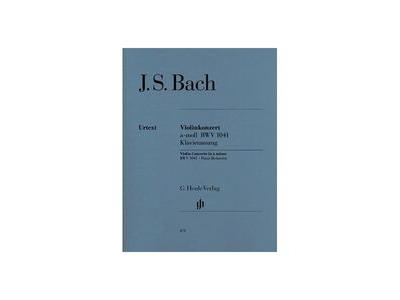 Henle Bach : Violin Concerto In A Minor BWV 1041 