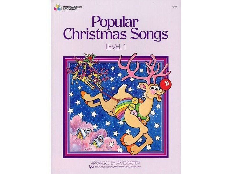 Kjos Music Popular Christmas Songs Level 1 Piano click to zoom image