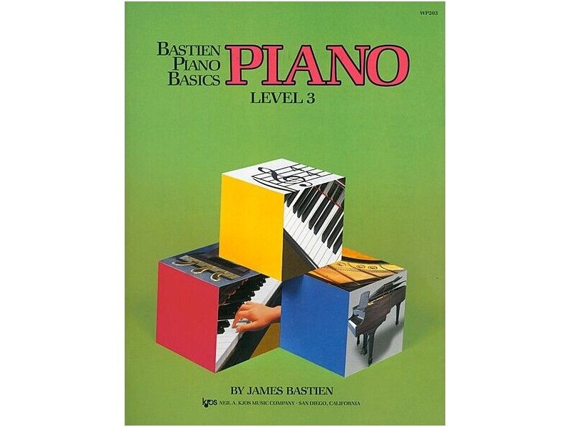 Kjos Music Bastien Piano Basics Piano Level 3 WP203 click to zoom image