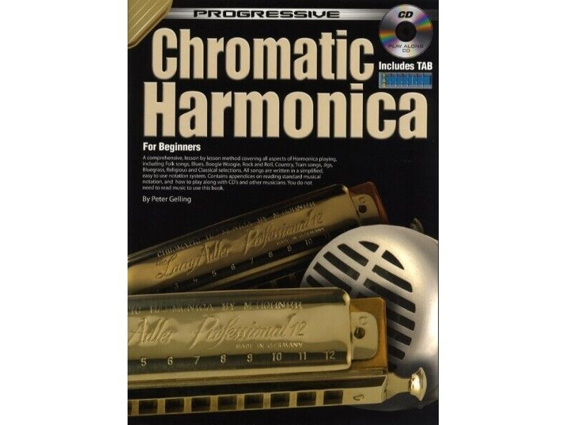 Koala Progressive Chromatic Harmonica For Beginners click to zoom image