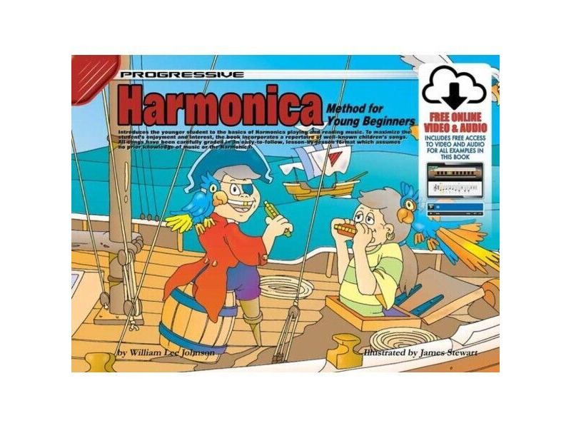 Koala Progressive Harmonica Method For Young Beginners: Book & CD click to zoom image
