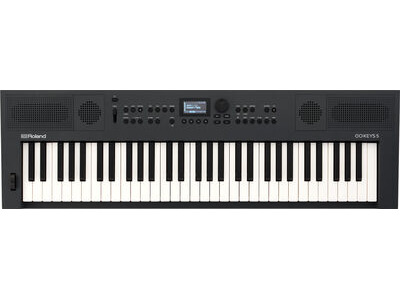 Roland GO:KEYS 5 Keyboard Graphite - Music Creation Keyboard 61 Key click to zoom image
