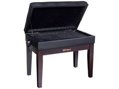 Roland RPB-400RW Piano Bench β Adjustable Seat with Storage (Rosewood) click to zoom image