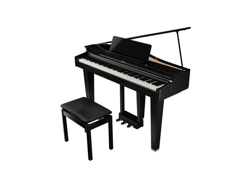 Roland GP-3 Slimline Baby Grand Piano Polished Ebony click to zoom image
