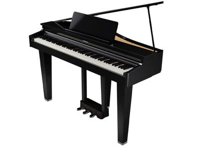 Roland GP-3 Slimline Baby Grand Piano Polished Ebony click to zoom image