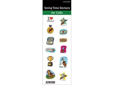 Oxford University Press Cello Time Stickers