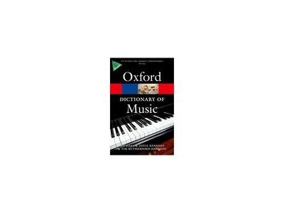 Oxford University Press Oxford Dictionary of Music (6th Edition) 